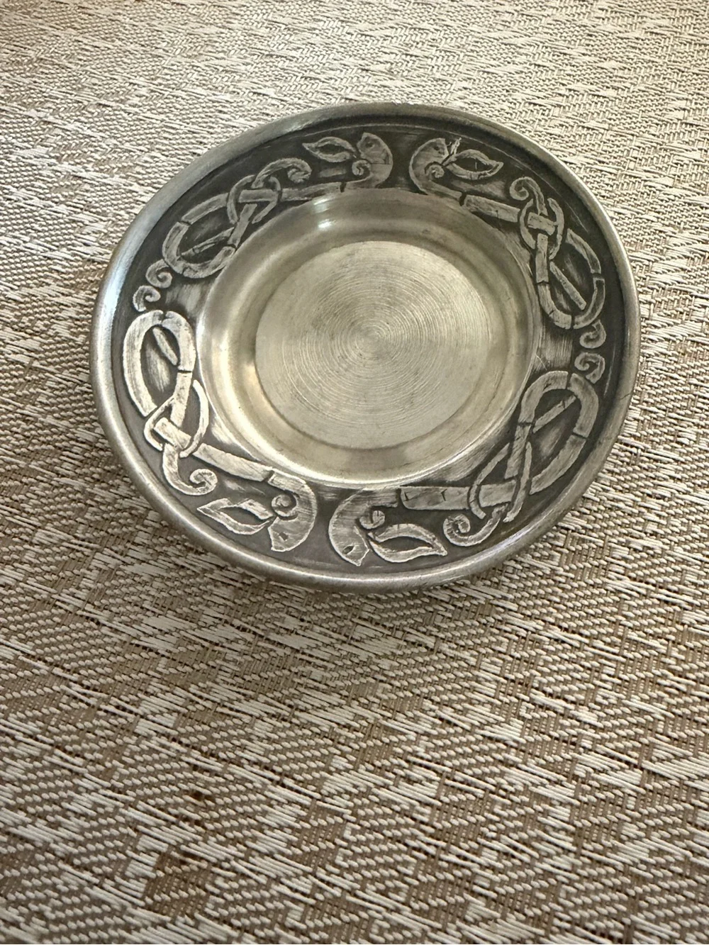 Pewter dish Norway